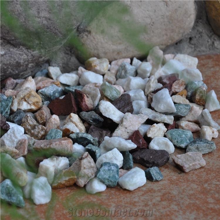 Good Quality Gs-014 Mixed Gravel Stone