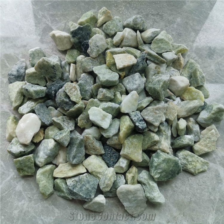 Inexpensive Gs-012 Yellow Green Gravel Stone