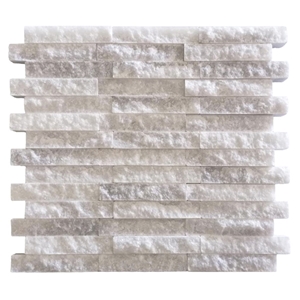 Pearl White Marble Split Wall Panels