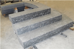 Grey Granite Block Steps & Treads