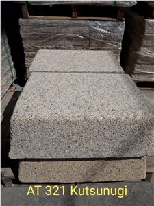 Kutsunigi Granite Small Blocks for Landscaping Stones, Stone Outdoor Furniture