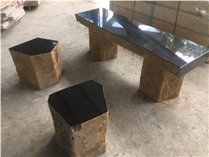 Kutsunigi Granite Small Blocks for Landscaping Stones, Stone Outdoor Furniture