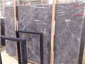 Silver Mink Grey Marble Slabs, Floor Tile Lobby