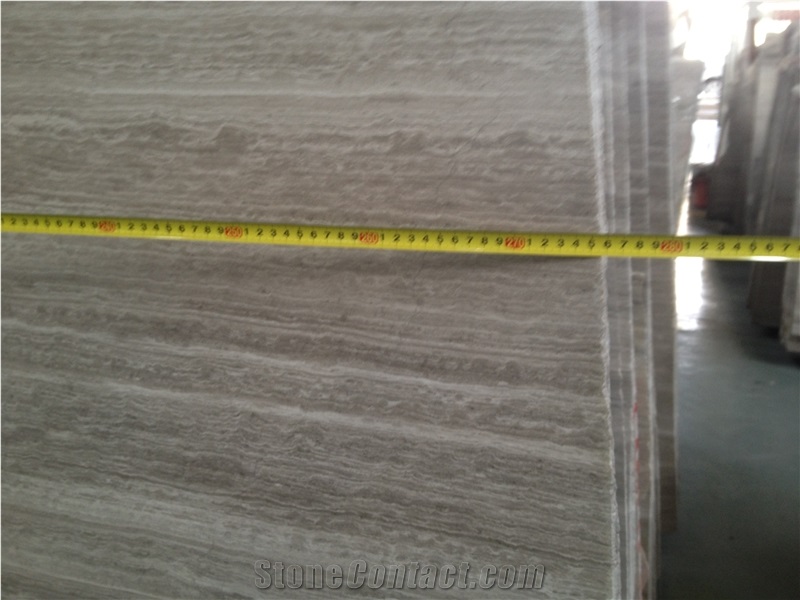 A Garde White Wooden Grain Marble Slab, Floor Pattern Tile
