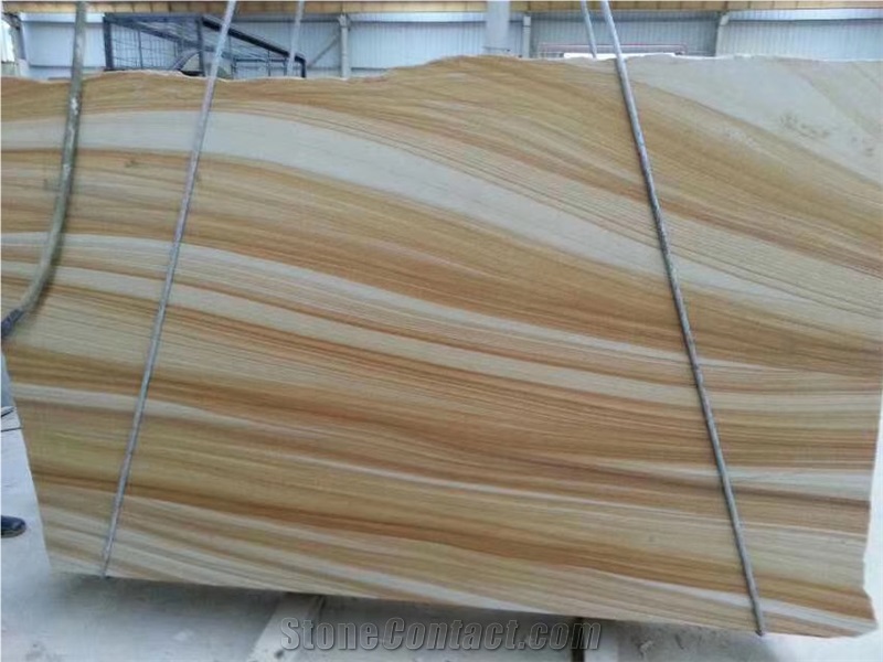 Australian Wooden Vein Sandstone Slab, Garden Floor Step Tile French Pattern