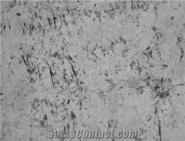 Bianco Galaxy White Granite Polished Kitchen Slab