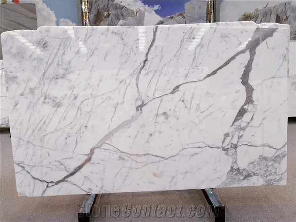 Bianco Statuario Carrara Marble Slab Floor / Wall Tile