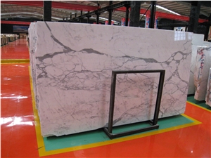 Bianco Statuario Carrara White Marble Slab Floor Tile / Wall