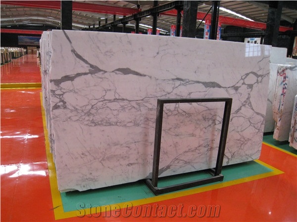 Bianco Statuario Carrara White Marble Slab