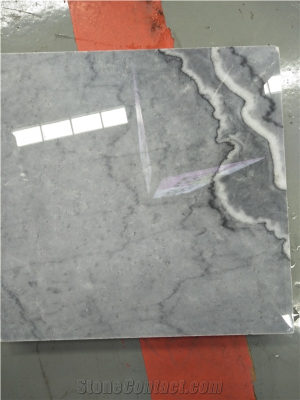 Bruce Grey Marble Slab / Wall Tile Bookmatched