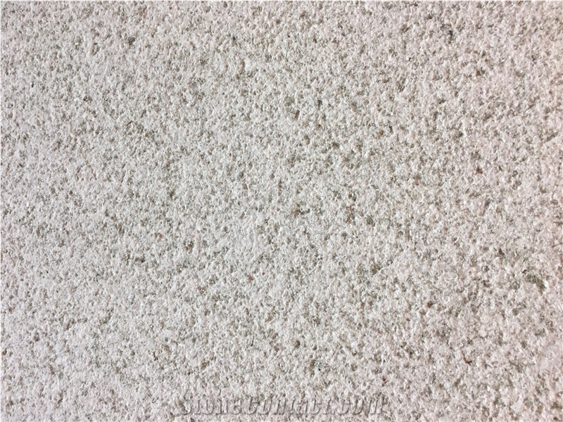 Brushed White Crystal Granite Tiles Exterior Wall Cladding Panel