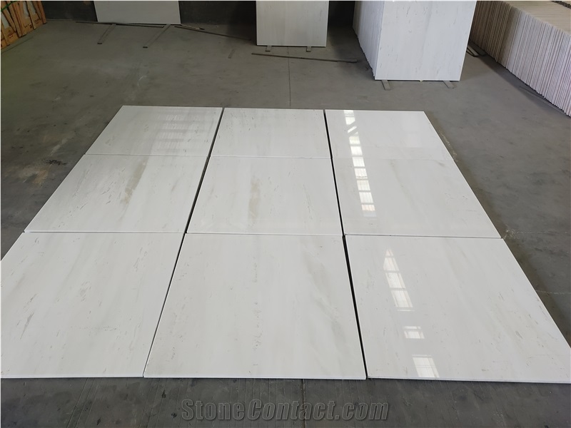 China Bianco Ariston White Marble Wall Tile Cut to Size