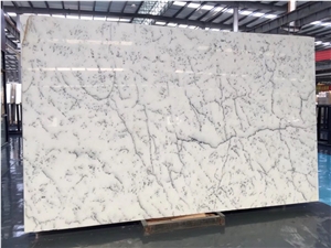 China Centalla Snow White Marble Slab, Tile Available