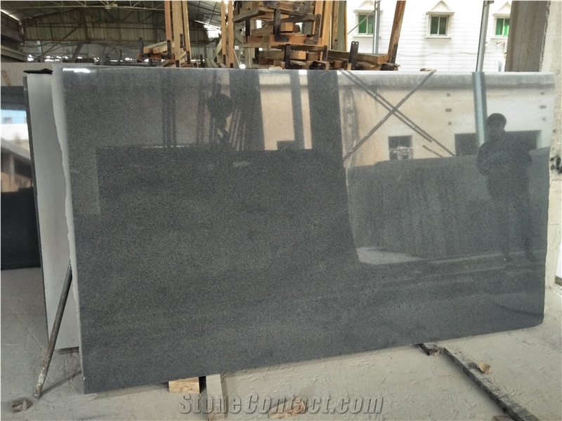China G654 Sesame Grey Granite Slab, Floor Tile