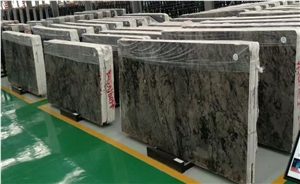China Matrix Grey Marble Slab for Tabletop Design