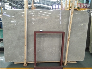 China Milano Light Grey Marble Slab, Tile Available