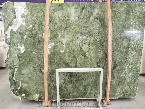 China Ming Green Forest Marble Slab, Floor Tiles