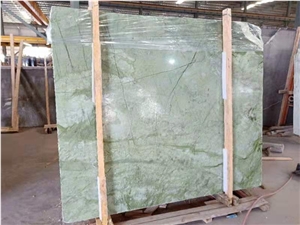 China Ming Green Forest Marble Slab, Floor Tiles