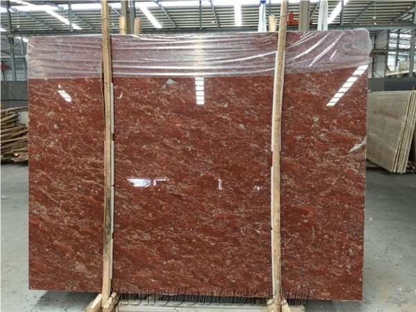 China Rojo Alicante Red Marble Kitchen Slab,Tile