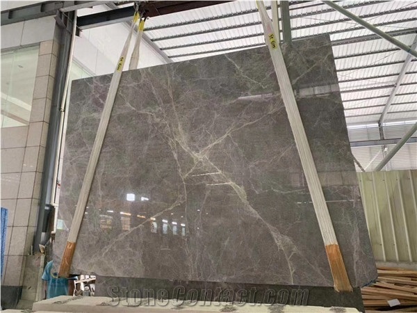 China Silver Emperador Grey Marble Slab,Floor Tile
