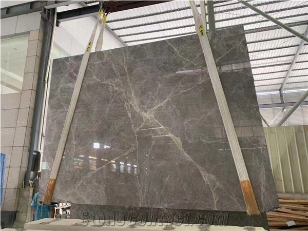 Hermes Grey Marble Slab Polish Surface for Interior/Home  Decoration/Wall/Flooring Covering - China Marble Tile, Marble Slab