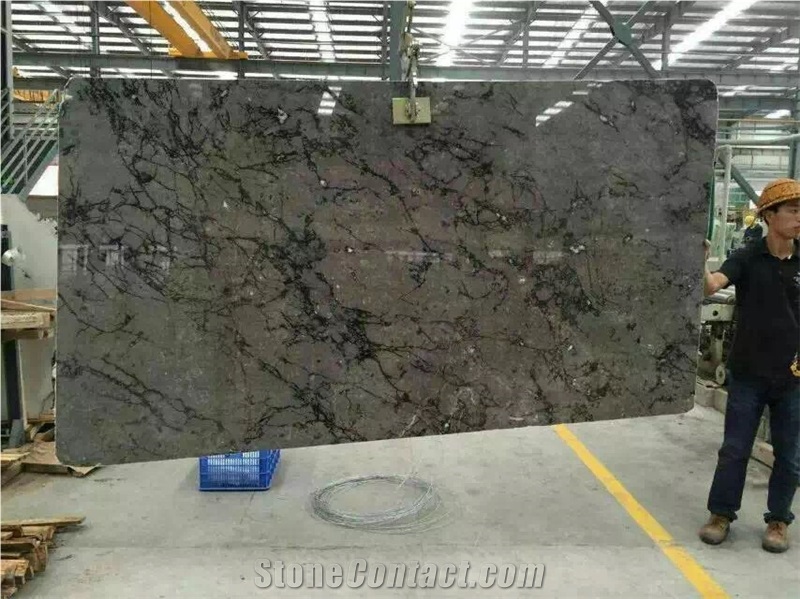 Eagle Matrix Grey Marble Slab,Cut to Size Floor Tile