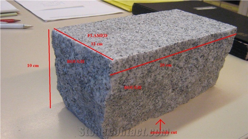 G603 Grey Granite Split Cube Stone Pavers
