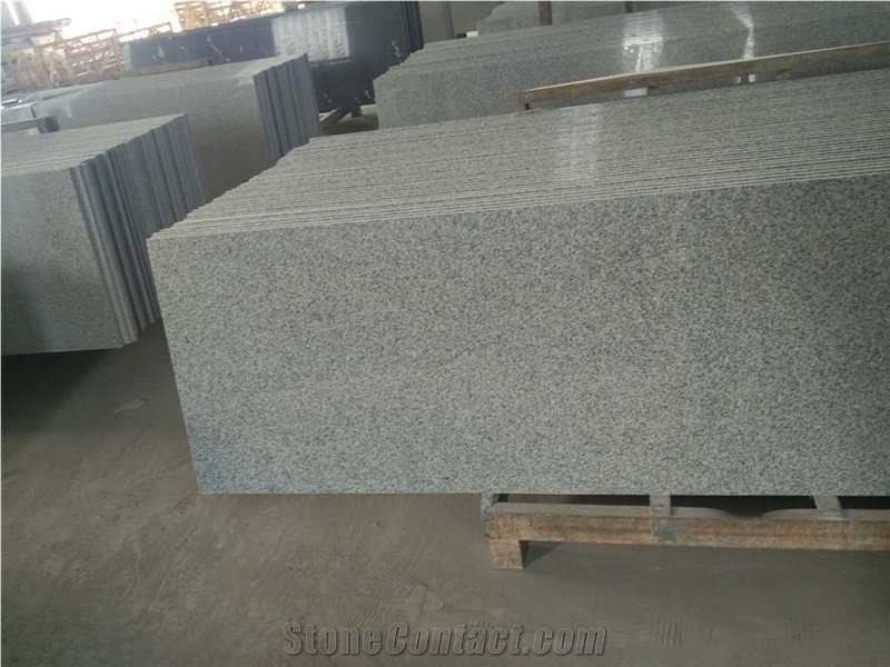 G633 Salome White Bacuo Granite Slab Cut to Size Floor Tile Airport Project Stone