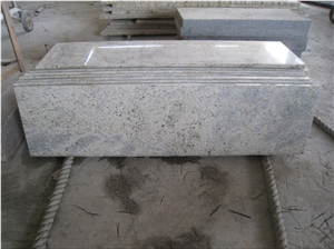 India Kashmir White Granite Kitchen Slab Design