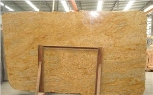 India Madura Gold Granite Slab Interior Floor Tile