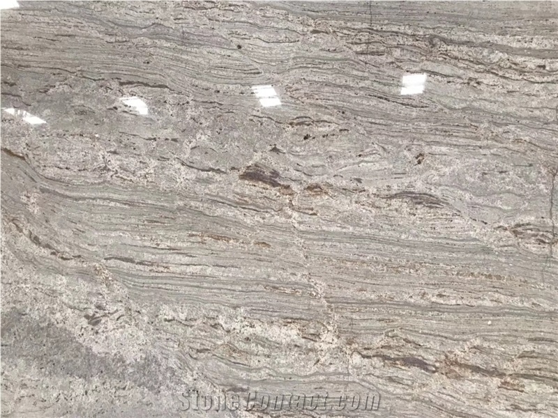 India River White Granite Polished Kitchen Small Slab