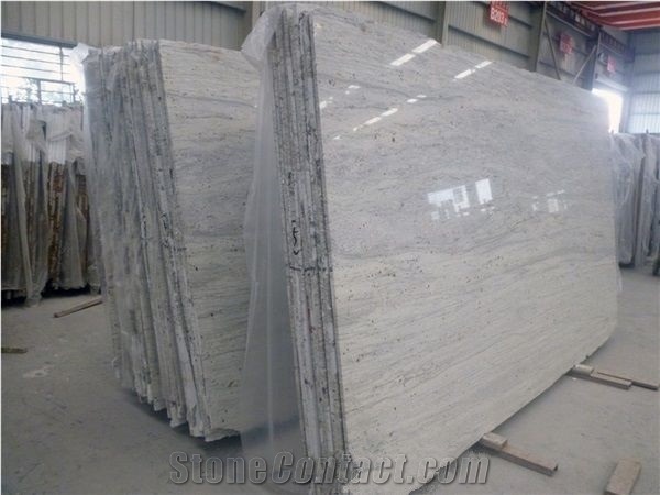 India River White Granite Slab for Kitchen Design