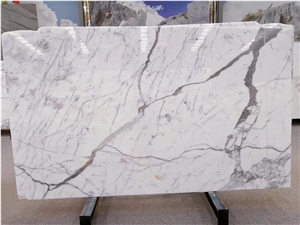 Italy Bianco Statuario Carrara Marble Slab