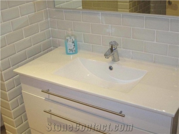 Jerusalem Gold Limestone Custom Bathroom Vanity Top