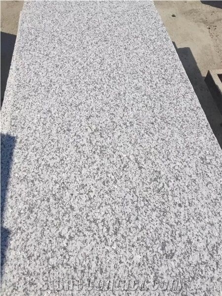 New G439 Jilin White Granite Tiles, Polished Slab
