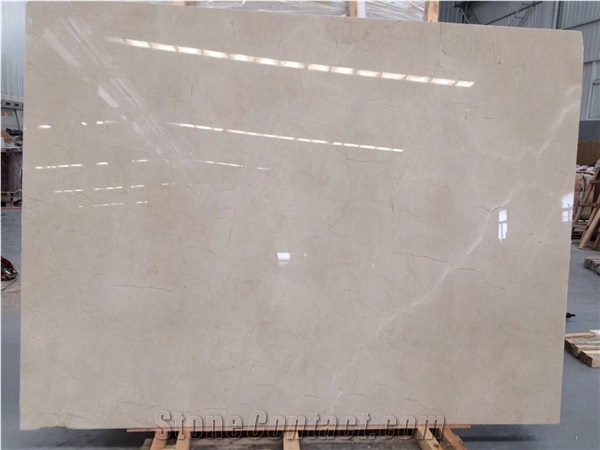 Spain Cream Marfil Marble Slab Honed, Cut to Size Tile
