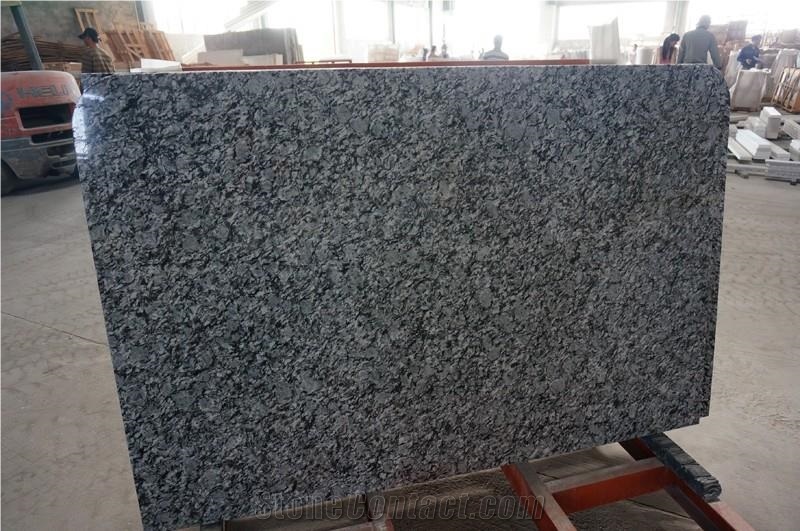 Spray White Sea Wave Granite Kitchen Work Top,Bench Countertop