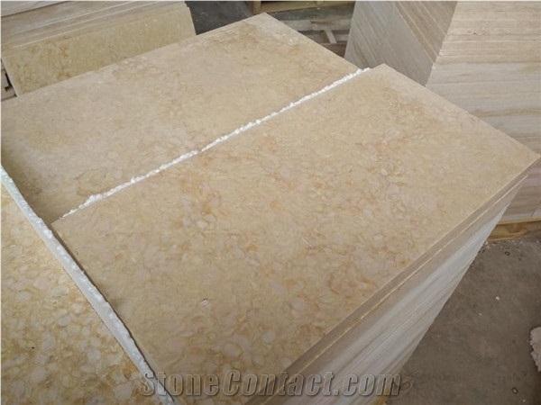 Sunny Beige Marble Honed Floor Tile Exterior Paver