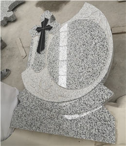 Romania New G623 White Granite Headstones