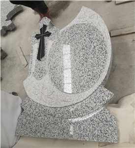 Romania New G623 White Granite Headstones