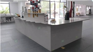 Artificial Glass Quartz Kitchen Countertop