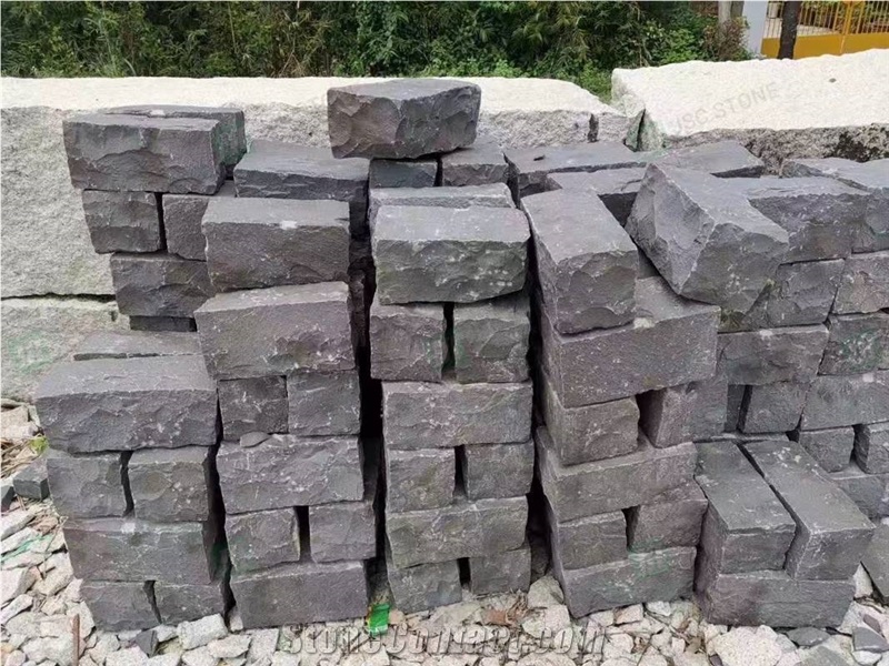 Basalt Cubic Stone Driveway Paving Stone