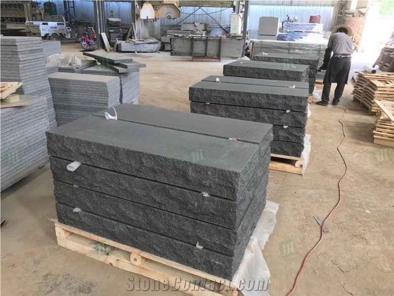 China New Black Basalt G684 Granite Paver Tiles