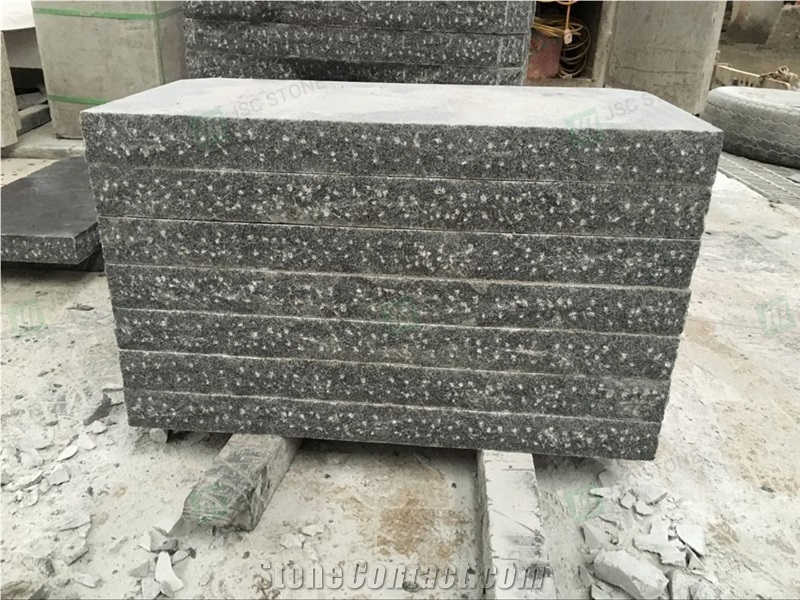 Pineapple Surface G654 Grey Granite Step Stone