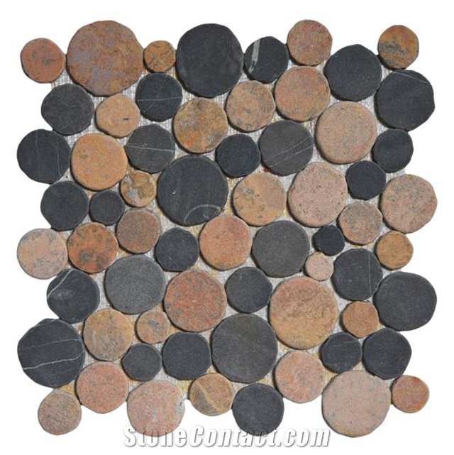 Mosaic Coin Marble- Moon Marble Mosaic