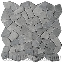 Mosaic Marble Irregular - Grey Marble Chipped Mosaic