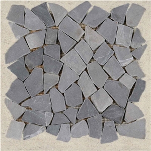 Mosaic Marble Irregular - Grey Marble Chipped Mosaic