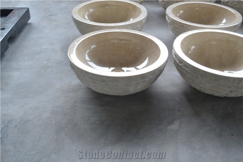 Sink Bowl Alur Marmo - Cream
