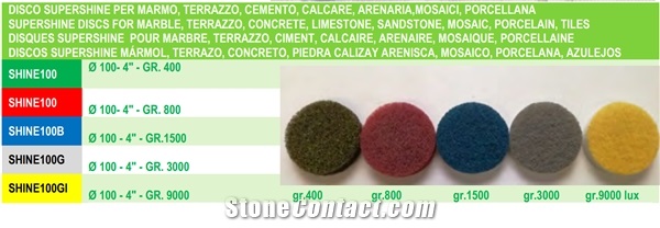 Supershine Discs for Marble, Terrazzo, Concrete