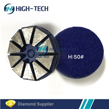 Velcro Backed Metal 4 Inch Diamond Grinding Disc